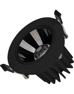 Точечный светильник Arlight MS-FORECAST-BUILT-TURN-R102-12W Warm3000 BK-BK 32deg / 035453