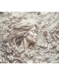 Фотообои листовые Citydecor Барельеф 3D 2