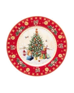 Тарелка столовая обеденная Lefard Елка / 85-1705