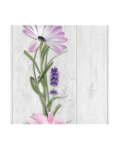 Панель ПВХ Sanrelia Стандарт New Горная лаванда-565/серый