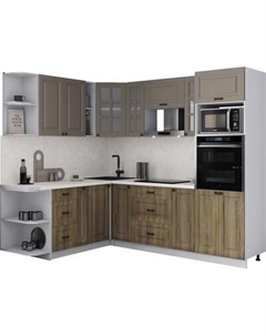 Кухонный гарнитур Интерлиния Мила Деко 1.88x2.4 LV