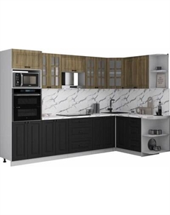 Кухонный гарнитур Интерлиния Мила Деко 1.68x3.0 PR