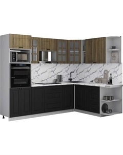 Кухонный гарнитур Интерлиния Мила Деко 1.88x2.6 PR