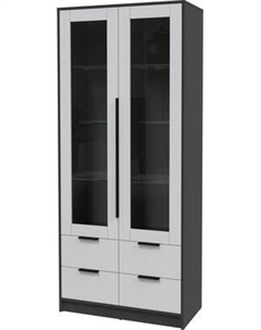 Шкаф с витриной Интерлиния Концепт КТ-ШВ2