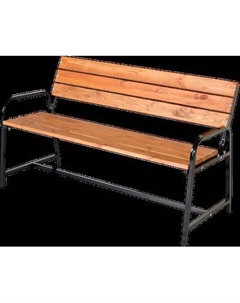 Скамья садовая Удачная мебель Флора со спинкой / E03.K.102