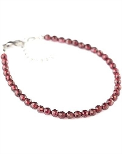 Браслет на ногу Wolves Гранат 5915