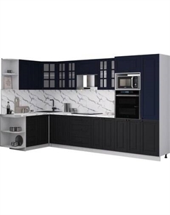 Кухонный гарнитур Интерлиния Мила Деко 1.68x3.4 LV