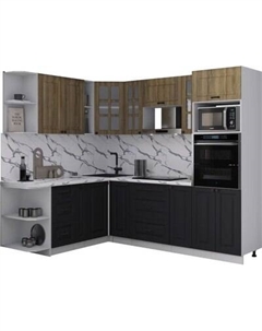 Кухонный гарнитур Интерлиния Мила Деко 1.88x2.4 LV