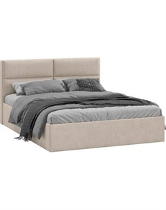 Двуспальная кровать ТриЯ Глосс универсальная с ПМ тип 1 180x200 Трия