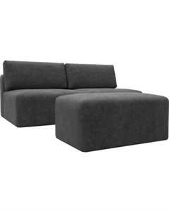 Комплект мягкой мебели Лига Диванов Лига-060 НПБ с пуфом / 129670 Лига диванов