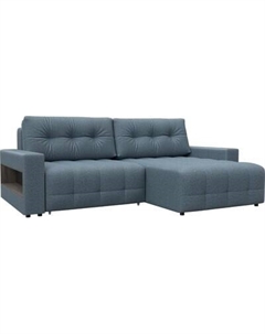 Диван угловой Лига Диванов Лига-053 НПБ угол универсальный с полками / 128952 Лига диванов