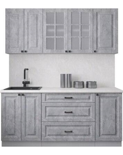 Кухонный гарнитур Интерлиния Мила Деко 1.8Б