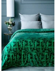 Покрывало Павлина Мрамор зеленый 150x200