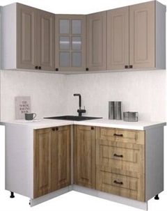 Кухонный гарнитур Интерлиния Мила Деко 1.2x1.5