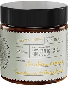 Свеча Eteria Cosmo Ароматическая Апельсин гардения и душистый горошек ETC0222 Eteria cosmo