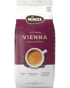 Кофе в зернах Minges Cafe Creme Vienna 30% арабика, 70% робуста