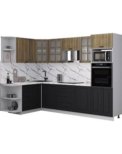 Кухонный гарнитур Интерлиния Мила Деко 1.68x2.8 LV