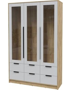 Шкаф с витриной Интерлиния Концепт КТ-ШВ3