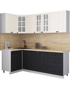 Кухонный гарнитур Интерлиния Мила Деко 1.2x2.2