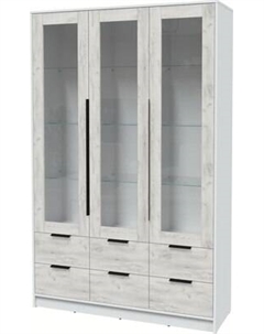 Шкаф с витриной Интерлиния Концепт КТ-ШВ3