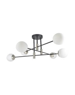 Потолочный светильник Mirastyle SL-41986/6 BK+Satin