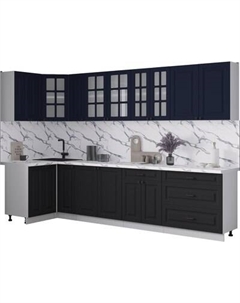 Кухонный гарнитур Интерлиния Мила Деко 1.2x3.1