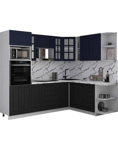 Кухонный гарнитур Интерлиния Мила Деко 1.88x2.4 PR