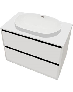 Тумба с умывальником ЗОВ Парма 100 / P100LWP0MWMC1B-LDSPW6002 Зов