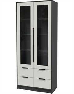 Шкаф с витриной Интерлиния Концепт КТ-ШВ2
