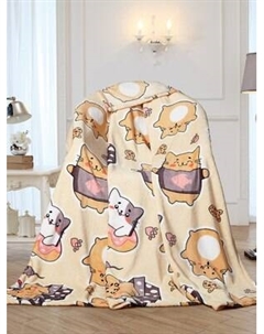 Плед Павлинка Стикер котики 150x200