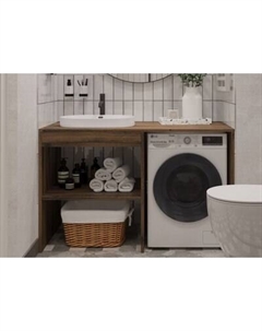 Тумба под умывальник ЗОВ Стамбул 130 / S130LAW0LAWWMC2BCL Зов