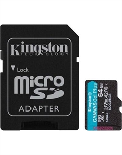 Карта памяти Kingston Canvas Go! Plus MicroSDXC 64GB 10 UHS-I U3 SDCG4/64GB