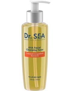 Тонер для лица Dr. Sea Очищающий AHA Dr. sea