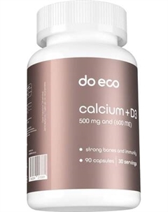 Витаминно-минеральный комплекс Do eco Кальций + витамин D3