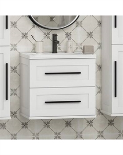 Тумба с умывальником Misty Модерн 60 / П-Мод09060-011Пр+Р-Евв14060-Д