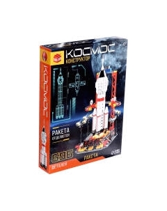 Конструктор Unicon Космос. Ракета 123-608 / 9824844