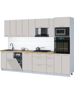 Кухонный гарнитур Интерлиния Мила Gloss 3.0-ПМ3