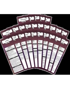 Набор трекеров для настольной игры Pandora's Box Studio DnD. Классы / 05PB125 Pandora's box studio