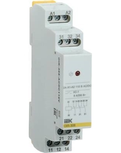 Реле промежуточное IEK OIR-308-ACDC110V Iek