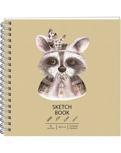 Скетчбук Paper Art Kids Draft and Craft. Cute racoon / ТСК305309 Paper art kids