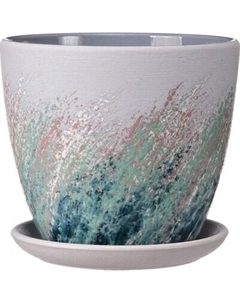 Вазон Композит Живопись Крокус №2 / КС-К2-203-54