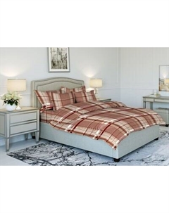 Комплект постельного белья Реноме 1.5сп Клетка / 9709-2