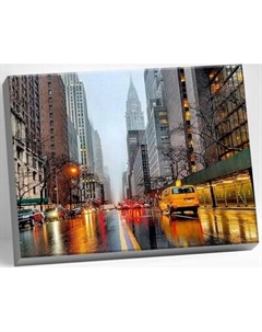 Картина по номерам Молли Нью-йорк. Манхэттен 40x50 / HR0101 Molli