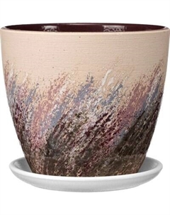 Вазон Композит Живопись Крокус №3 / КС-К3-203-38