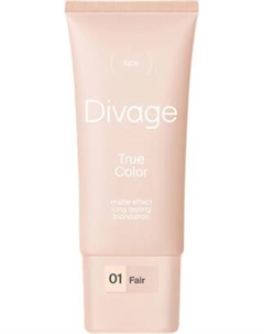 Тональный крем Divage True Color тон 01 fair