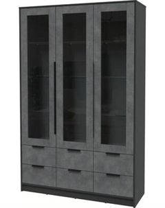 Шкаф с витриной Интерлиния Концепт КТ-ШВ3