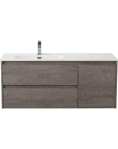 Тумба с умывальником BelBagno KRAFT-1000-2C-1A-SO-CG-L + BB1000ETL-R Belbagno