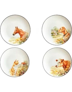 Набор тарелок Montserrat Животные / HQY24121002