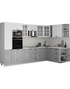 Кухонный гарнитур Интерлиния Мила Деко 1.88x3.2 LV