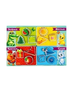 Развивающий игровой набор Лесная мастерская Головоломка. Цвета и формы / 4276041